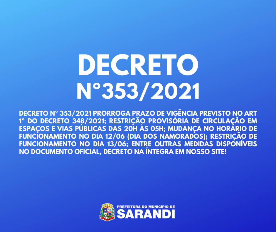 Decreto Nº 353/2021